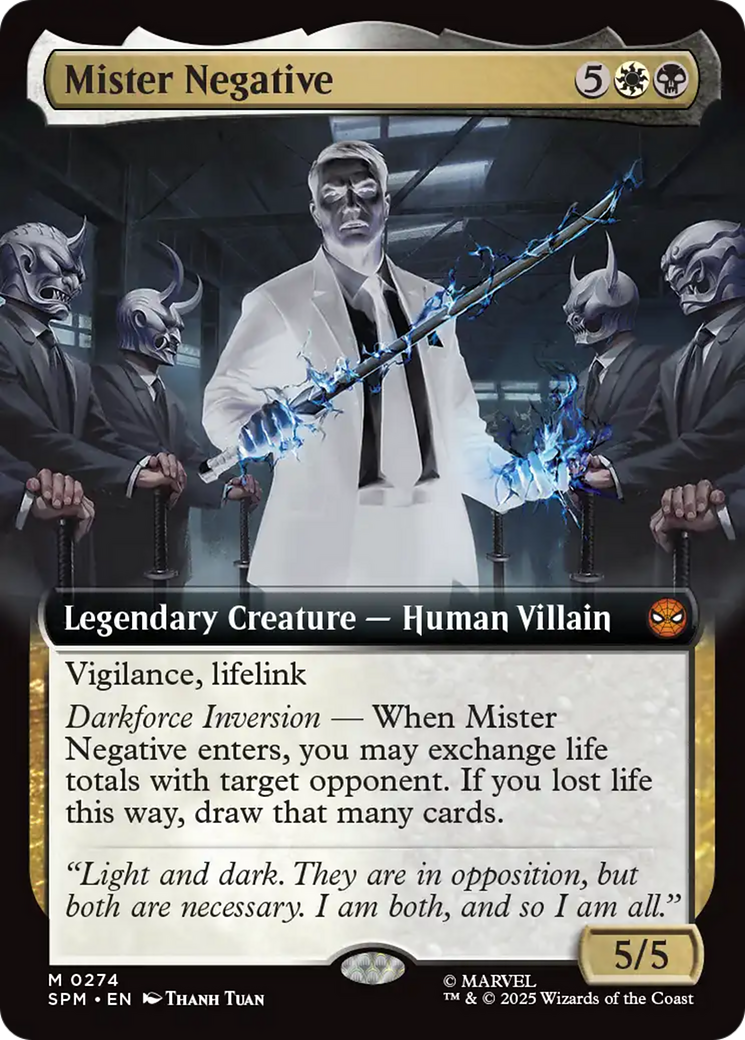 Mister Negative (Extended Art) [Marvel's Spider-Man] | Card Citadel