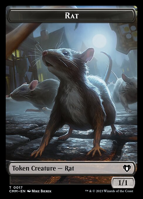 City's Blessing // Rat Double-Sided Token [Commander Masters Tokens] | Card Citadel