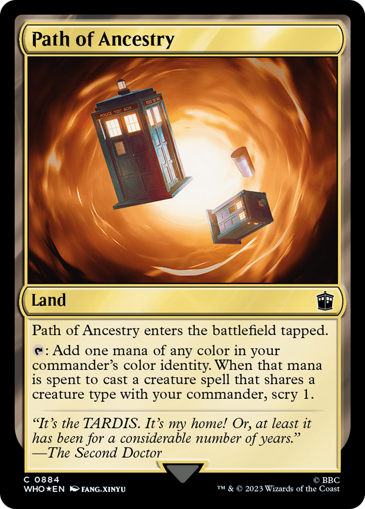 Path of Ancestry (Surge Foil) [Doctor Who] | Card Citadel