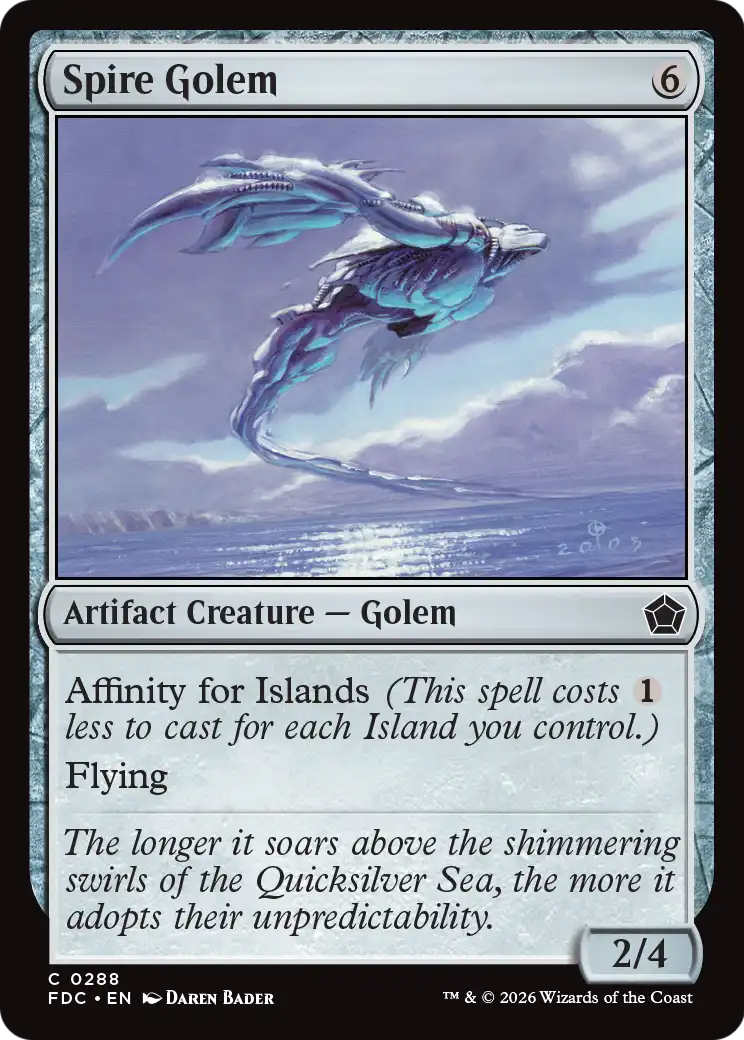 Spire Golem [Foundations Commander] | Card Citadel