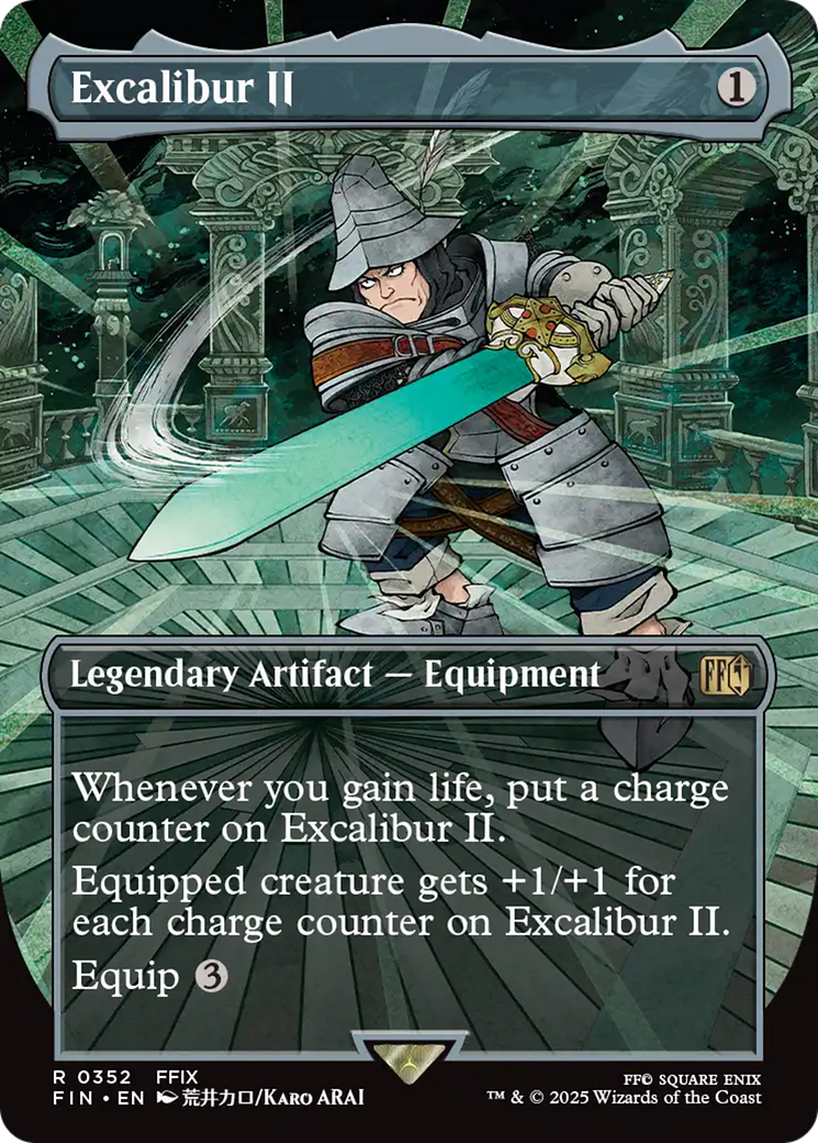 Excalibur II (Borderless) [FINAL FANTASY] | Card Citadel