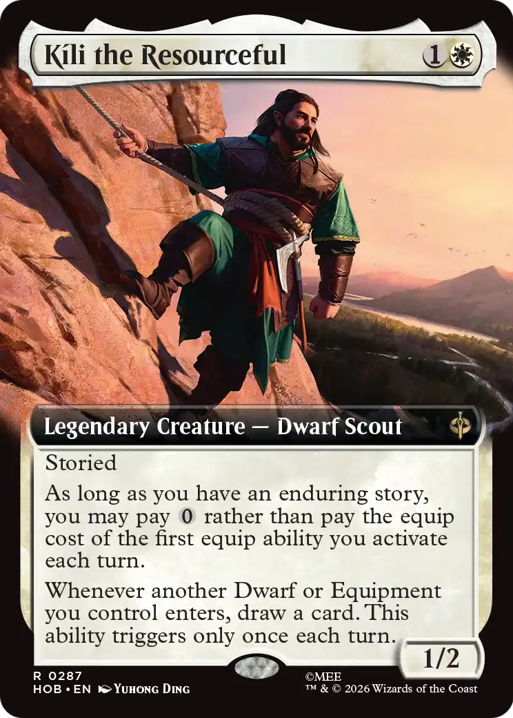 Kili the Resourceful (Extended Art) [The Hobbit] | Card Citadel