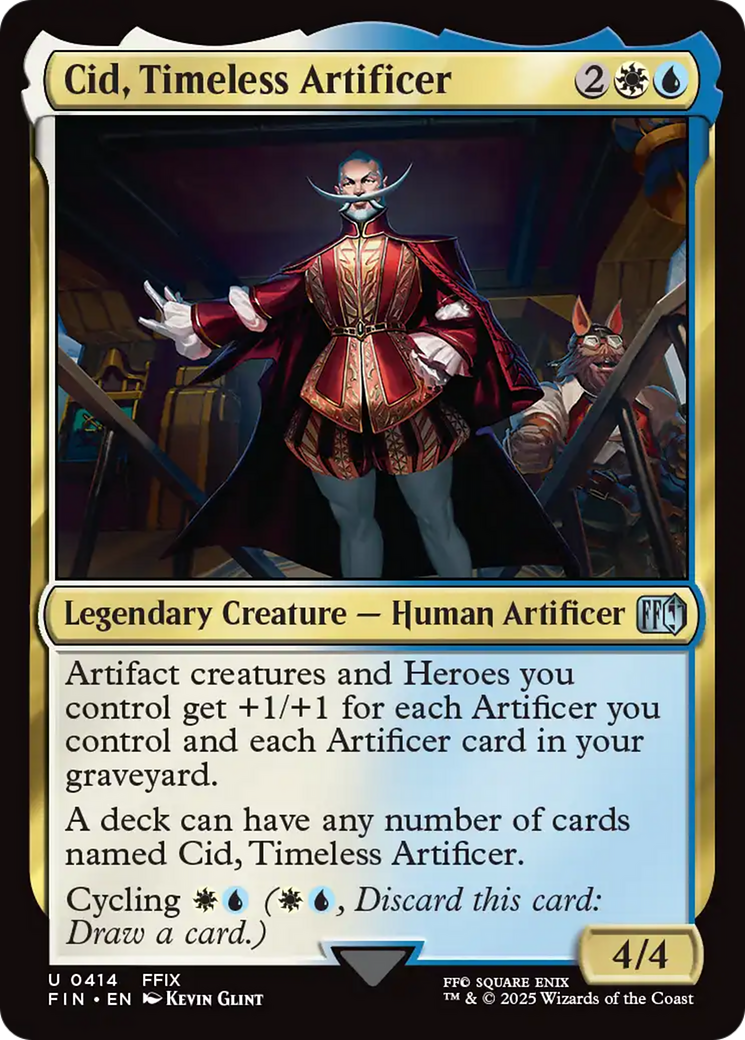 Cid, Timeless Artificer (0414) [FINAL FANTASY] | Card Citadel