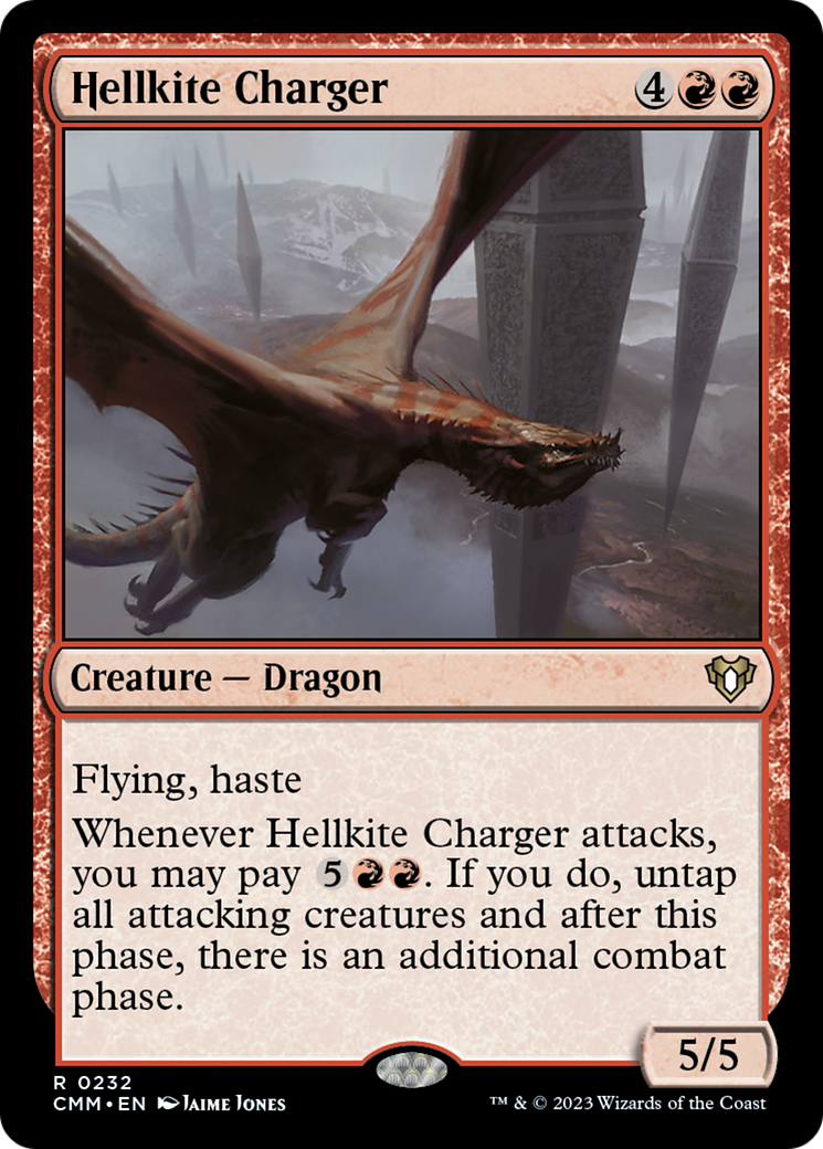 Hellkite Charger (Foil Etched) [Commander Masters] | Card Citadel