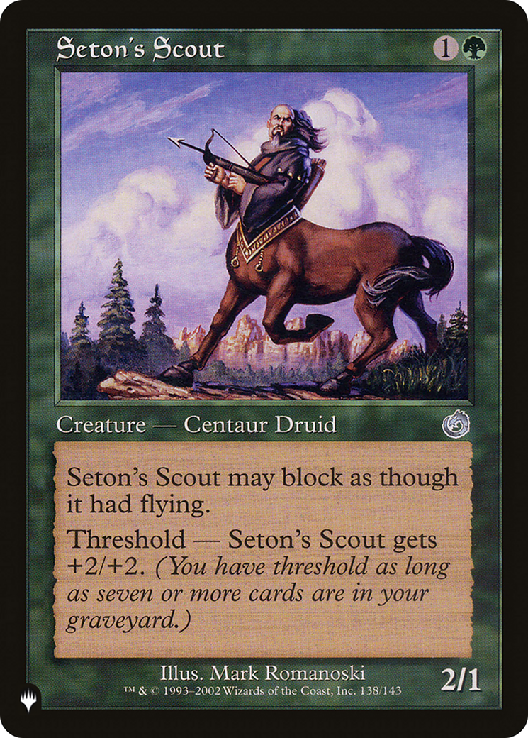 Seton's Scout [The List Reprints] | Card Citadel