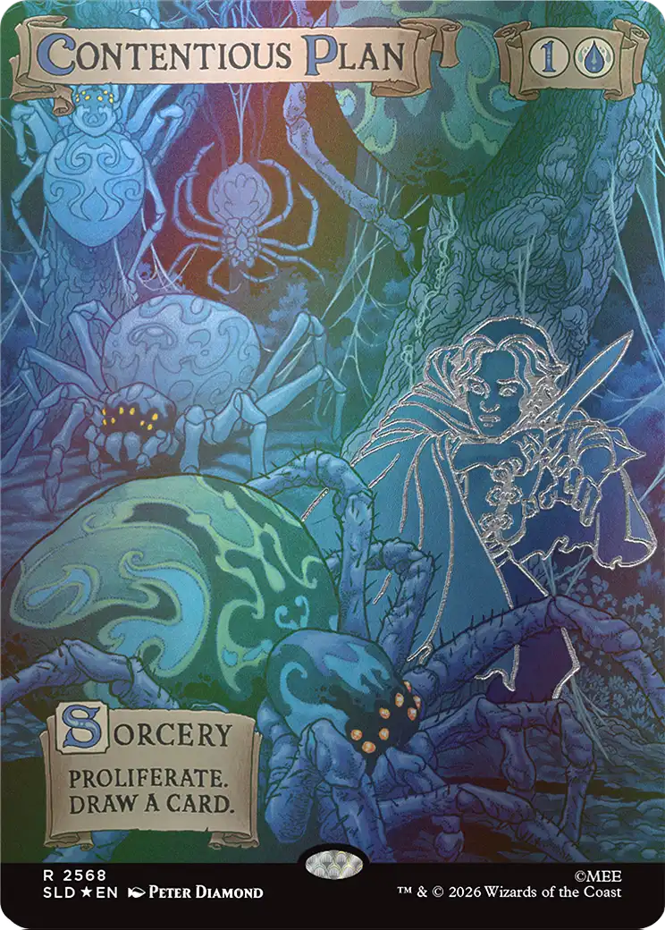 Contentious Plan (Out Of Sight Foil) [Secret Lair Drop Series] | Card Citadel