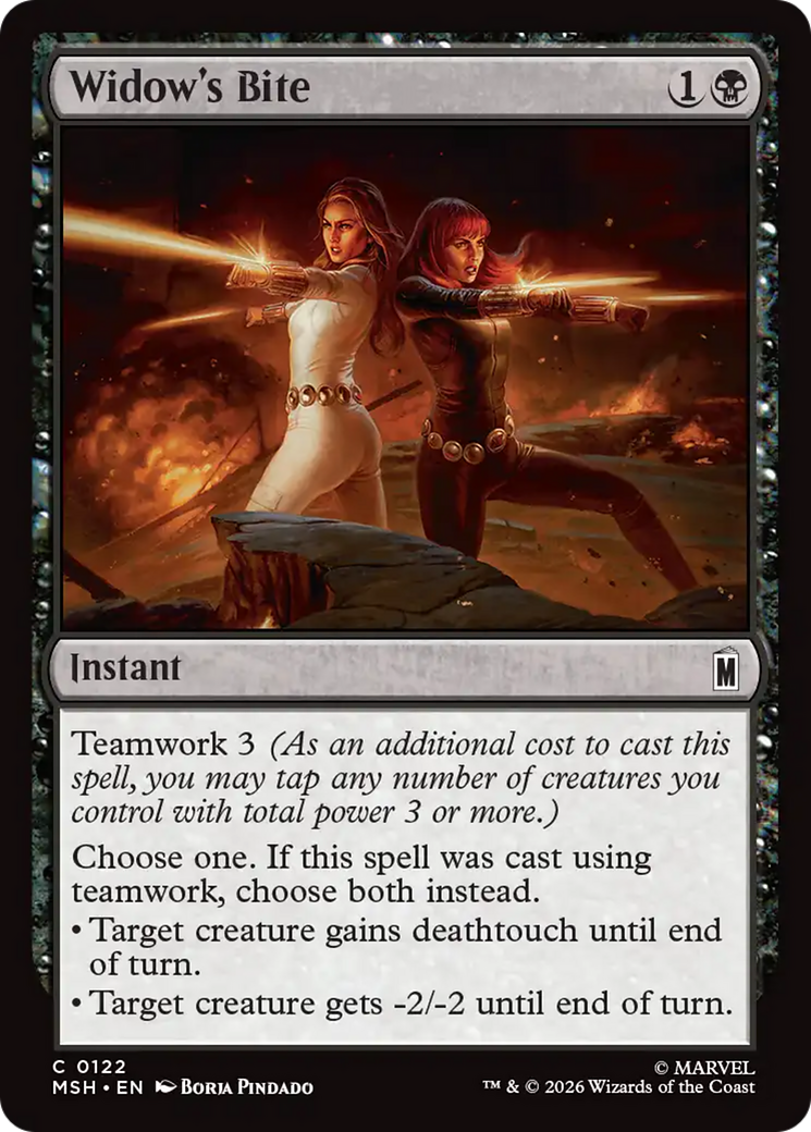 Widow's Bite [Marvel Super Heroes] | Card Citadel