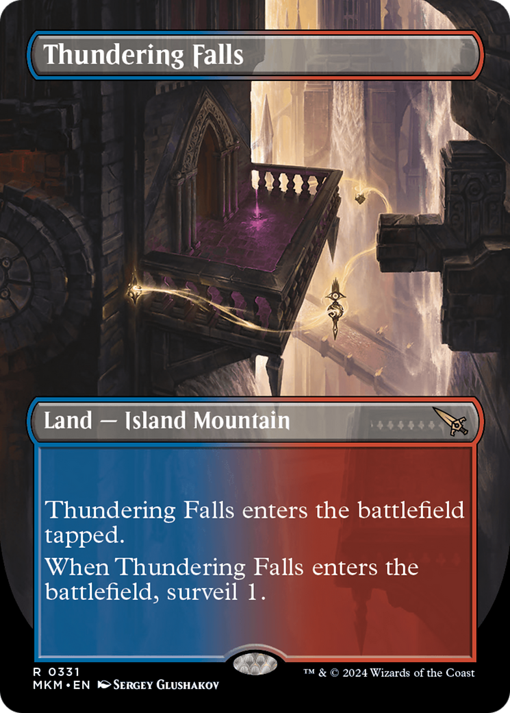 Thundering Falls (Borderless) [Murders at Karlov Manor] | Card Citadel