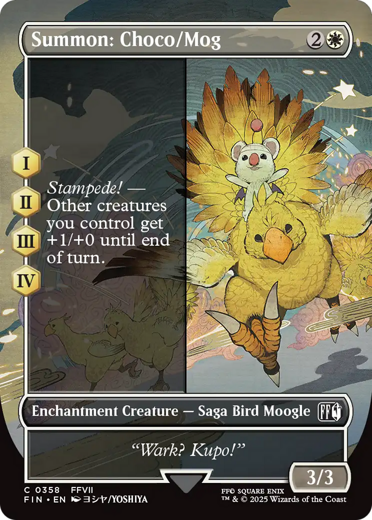 Summon: Choco/Mog (Borderless) [FINAL FANTASY] | Card Citadel