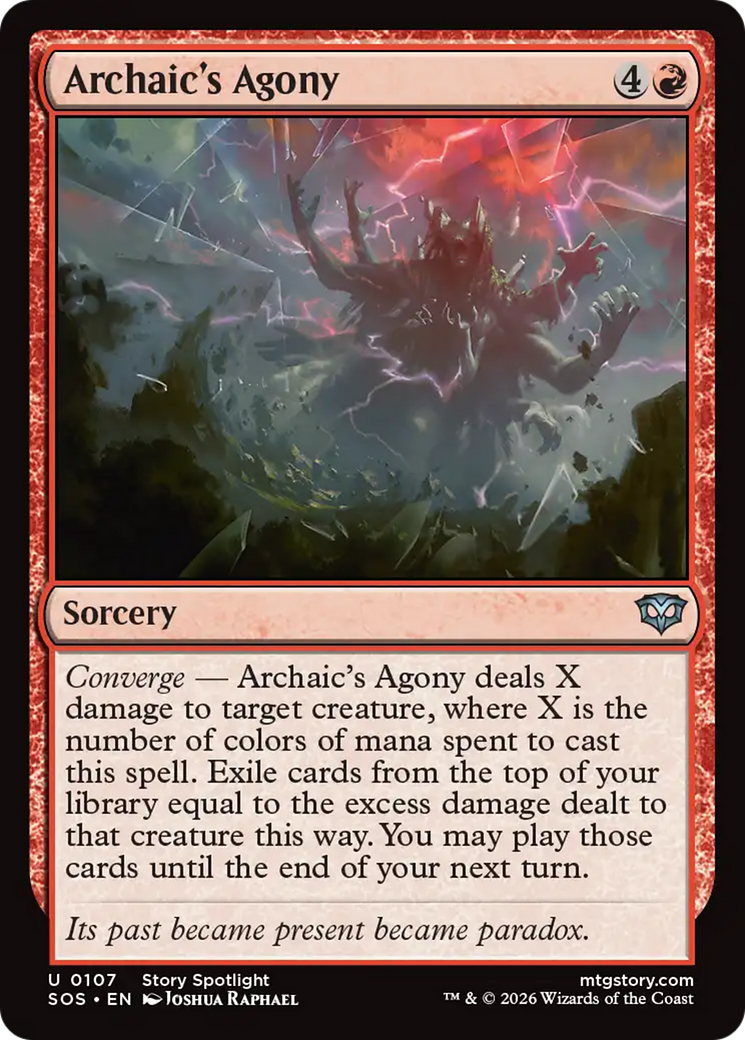 Archaic's Agony [Secrets of Strixhaven] | Card Citadel