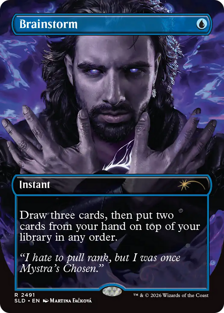 Brainstorm (2491) [Secret Lair Drop Series] | Card Citadel