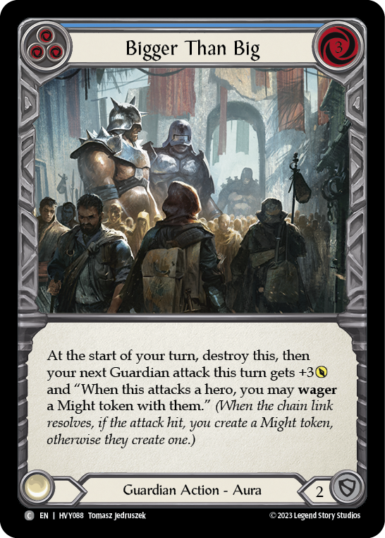 Bigger Than Big (Blue) [HVY088] (Heavy Hitters) | Card Citadel