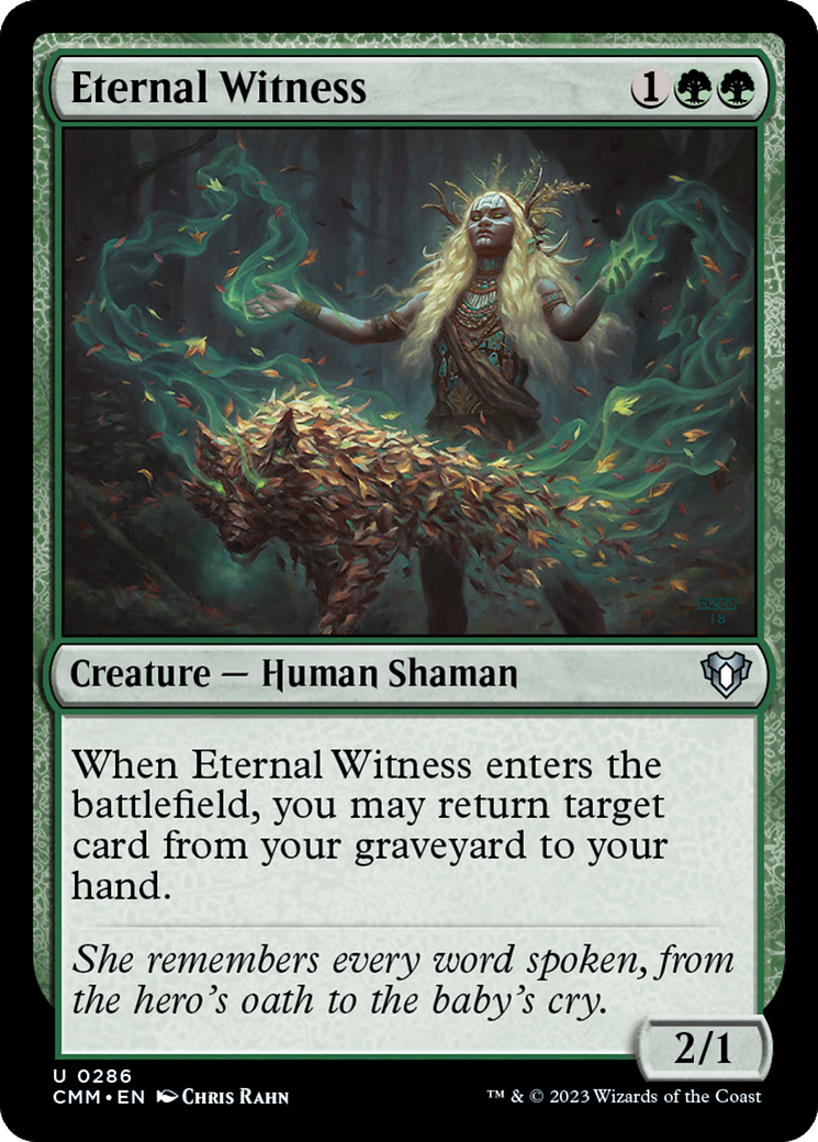 Eternal Witness [Commander Masters] | Card Citadel