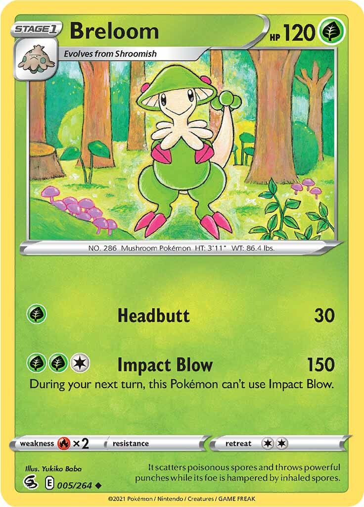 Breloom (005/264) [Sword & Shield: Fusion Strike] | Card Citadel