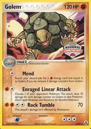 Golem (6/92) (Regional Championship Promo) [EX: Legend Maker] | Card Citadel