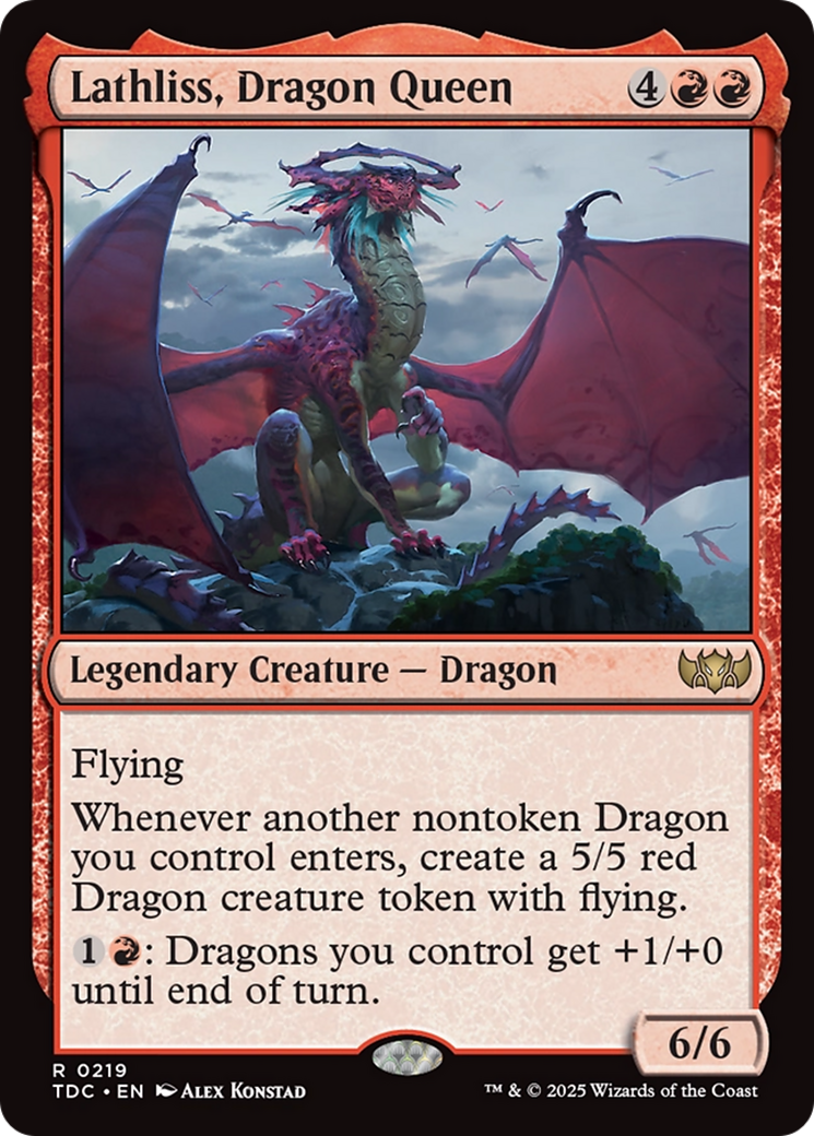 Lathliss, Dragon Queen [Tarkir: Dragonstorm Commander] | Card Citadel