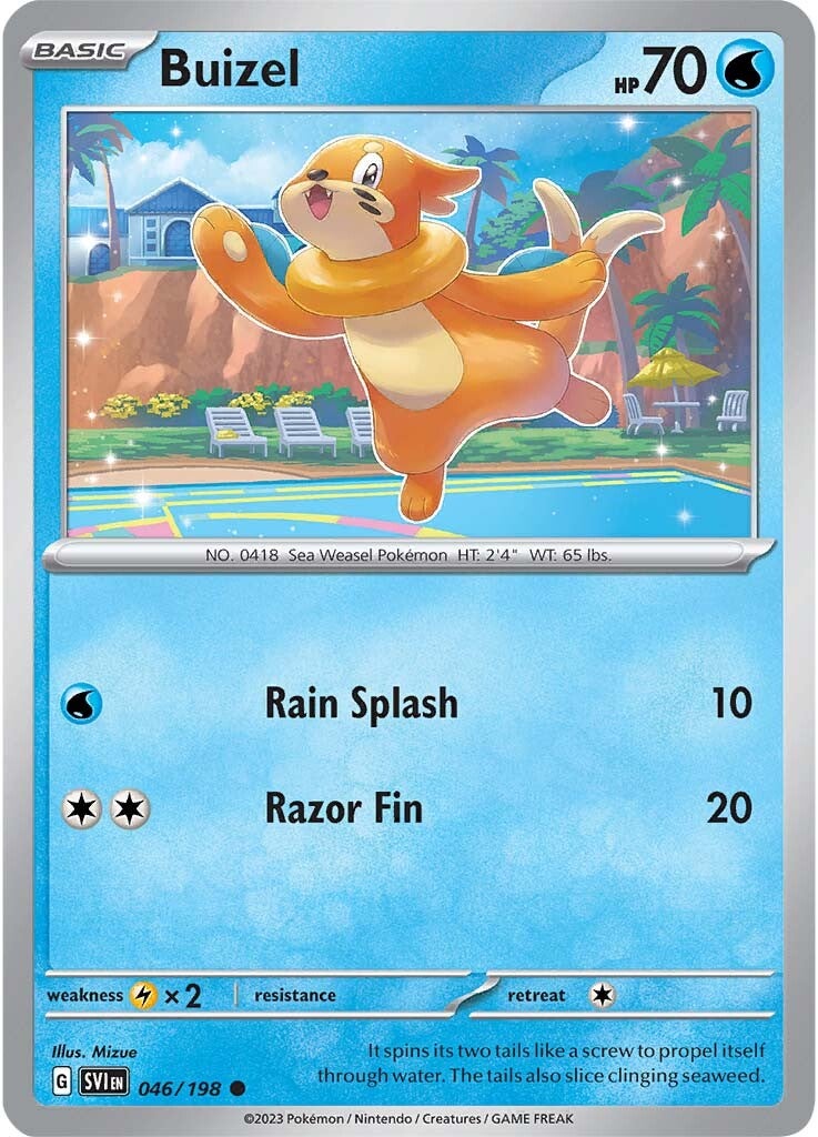 Buizel (046/198) [Scarlet & Violet: Base Set] | Card Citadel