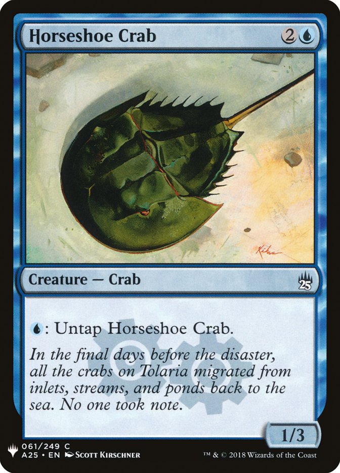 Horseshoe Crab [Mystery Booster] | Card Citadel