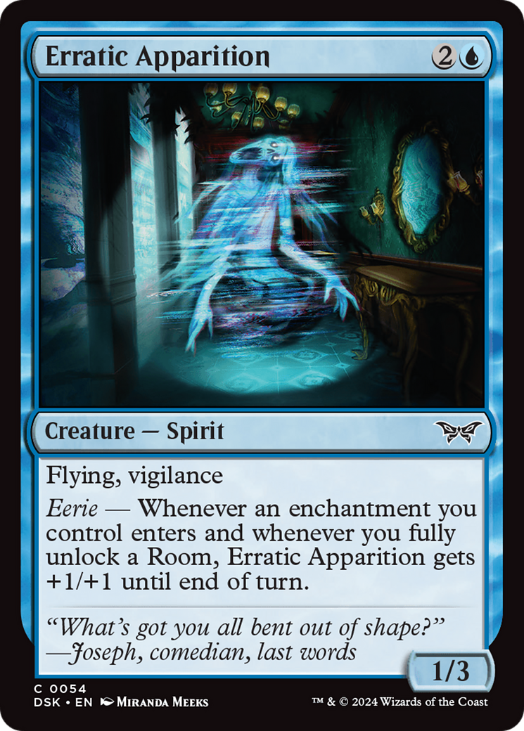 Erratic Apparition [Duskmourn: House of Horror] | Card Citadel