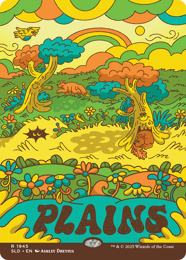 Plains (1945) (Rainbow Foil) [Secret Lair Drop Series] | Card Citadel
