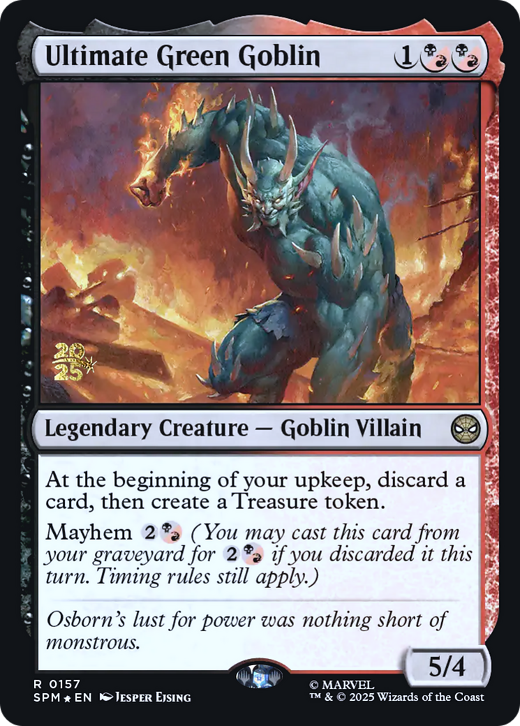 Ultimate Green Goblin [Wizards Play Network 2025] | Card Citadel