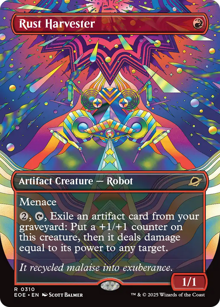 Rust Harvester (Borderless) [Edge of Eternities] | Card Citadel