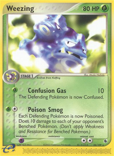 Weezing (24/109) [EX: Ruby & Sapphire] | Card Citadel