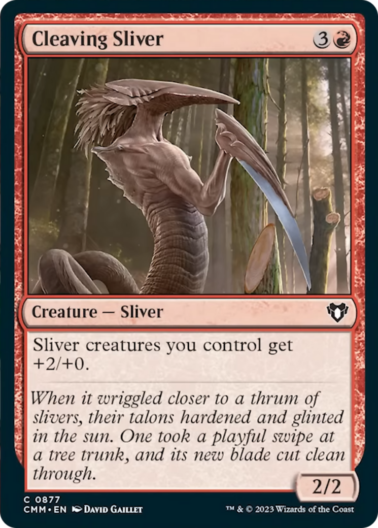 Cleaving Sliver [Commander Masters] | Card Citadel