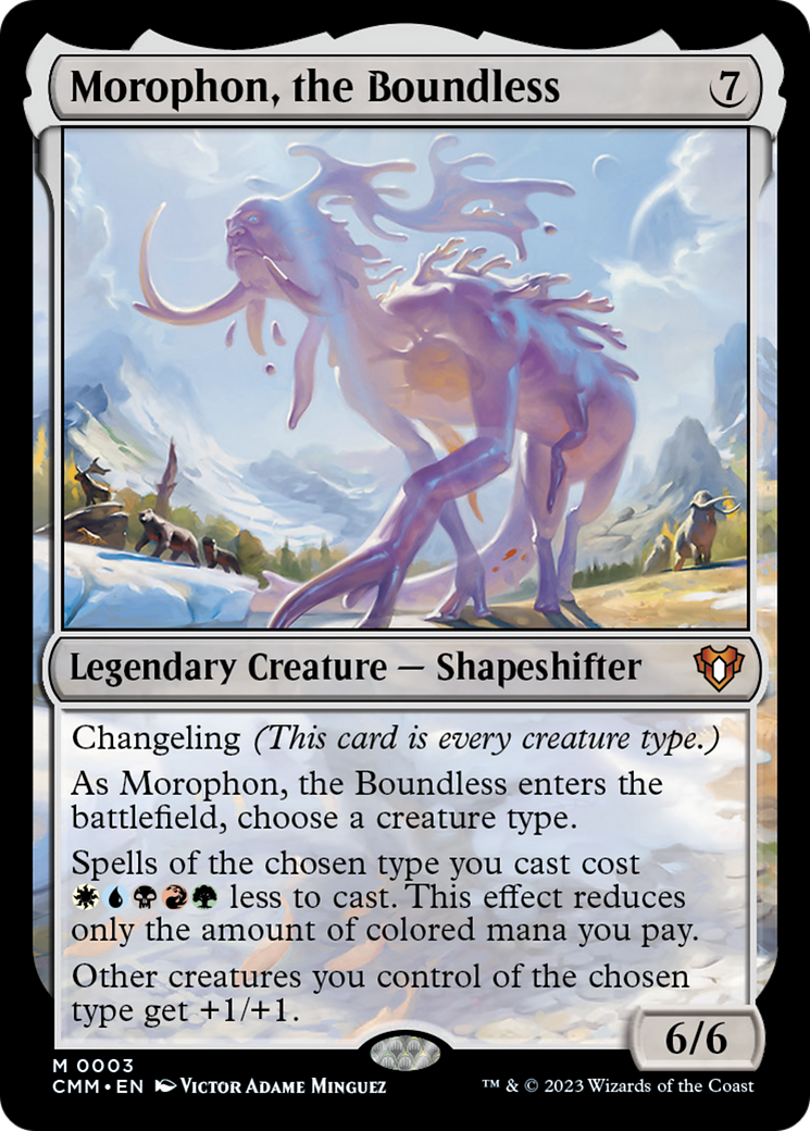 Morophon, the Boundless [Commander Masters] | Card Citadel