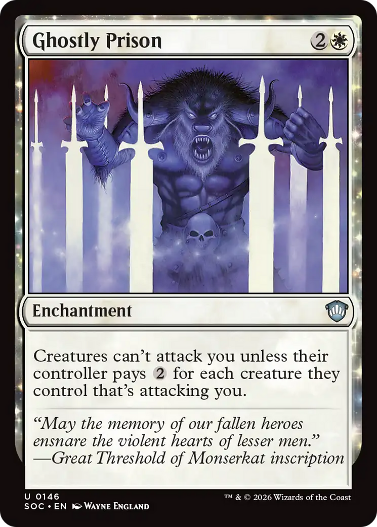 Ghostly Prison [Secrets of Strixhaven Commander] | Card Citadel