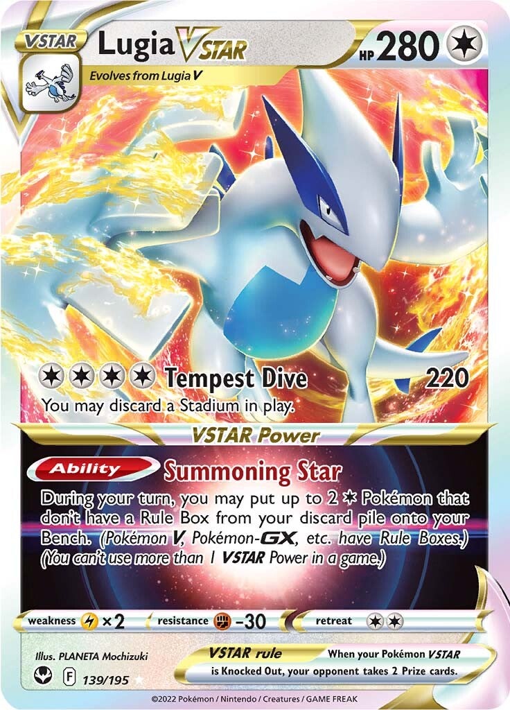 Lugia VSTAR (139/195) [Sword & Shield: Silver Tempest] | Card Citadel