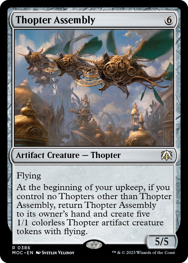Thopter Assembly [March of the Machine Commander] | Card Citadel