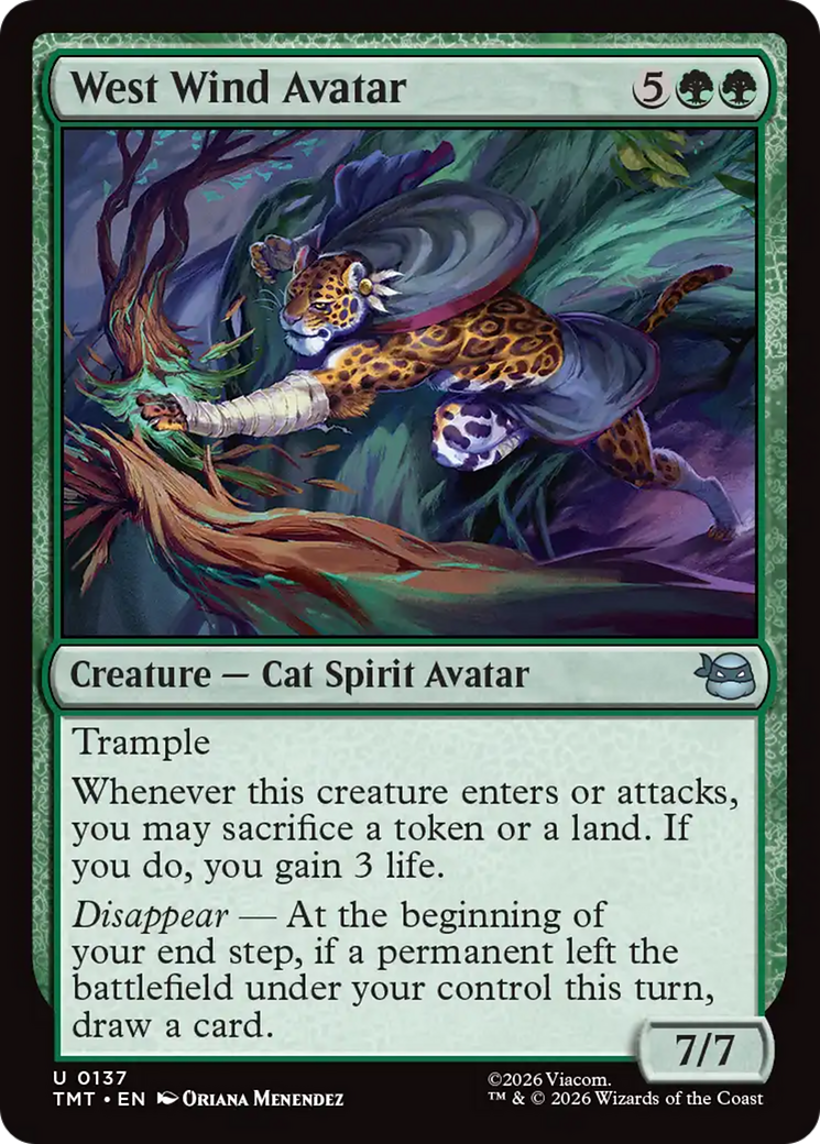 West Wind Avatar [Teenage Mutant Ninja Turtles] | Card Citadel