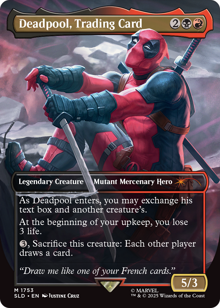 Deadpool, Trading Card [Secret Lair Drop Series] | Card Citadel