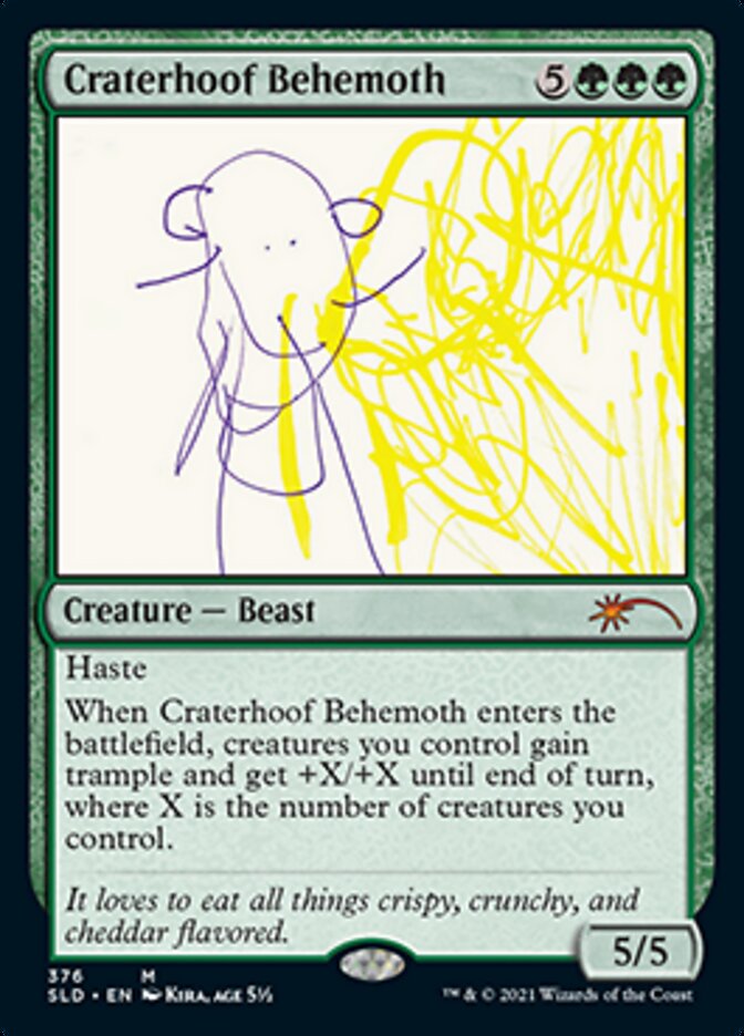 Craterhoof Behemoth (376) [Secret Lair Drop Series] | Card Citadel