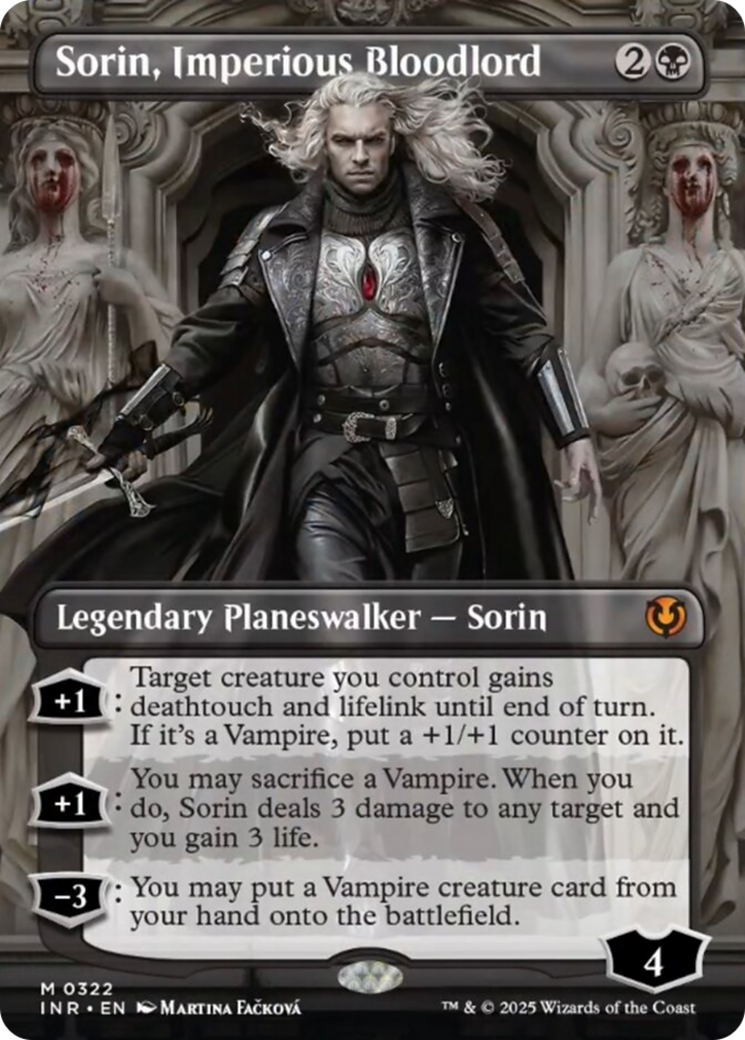 Sorin, Imperious Bloodlord (Borderless) [Innistrad Remastered] | Card Citadel