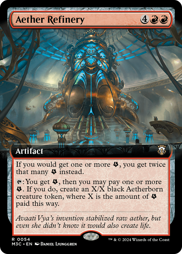 Aether Refinery (Extended Art) [Modern Horizons 3 Commander] | Card Citadel