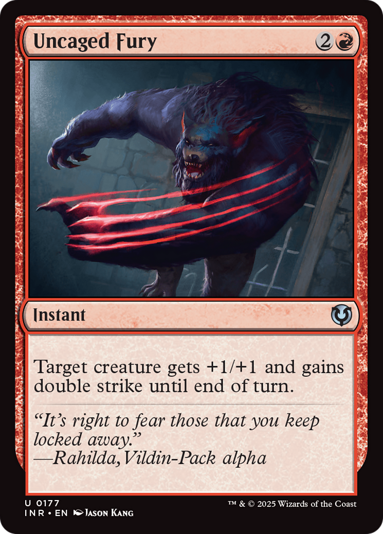 Uncaged Fury [Innistrad Remastered] | Card Citadel