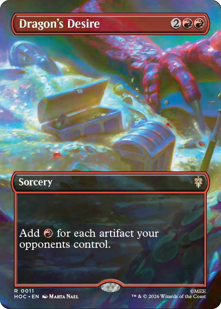 Dragon's Desire (Borderless) [The Hobbit: Eternal-Legal] | Card Citadel