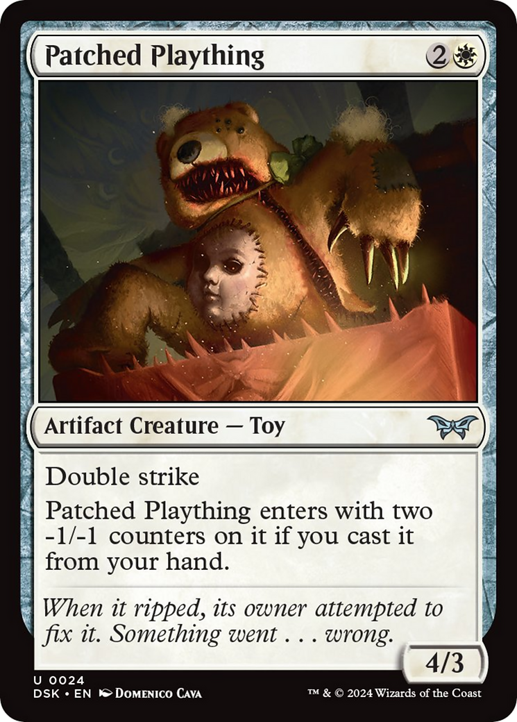 Patched Plaything [Duskmourn: House of Horror] | Card Citadel