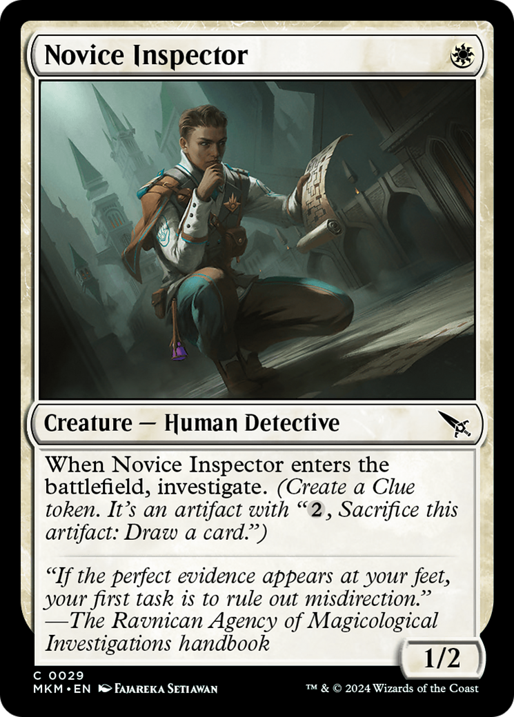 Novice Inspector [Murders at Karlov Manor] | Card Citadel