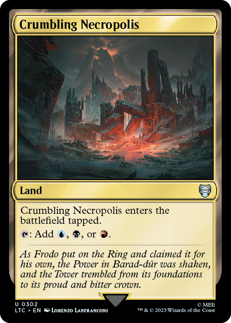 Crumbling Necropolis [The Lord of the Rings: Tales of Middle-Earth Commander] | Card Citadel