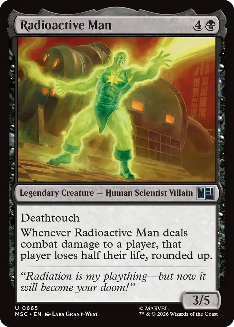 Radioactive Man [Marvel Super Heroes Commander] | Card Citadel