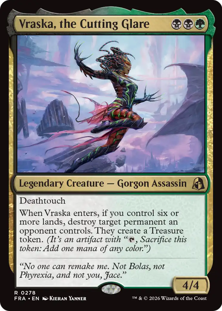 Vraska, the Cutting Glare [Reality Fracture] | Card Citadel
