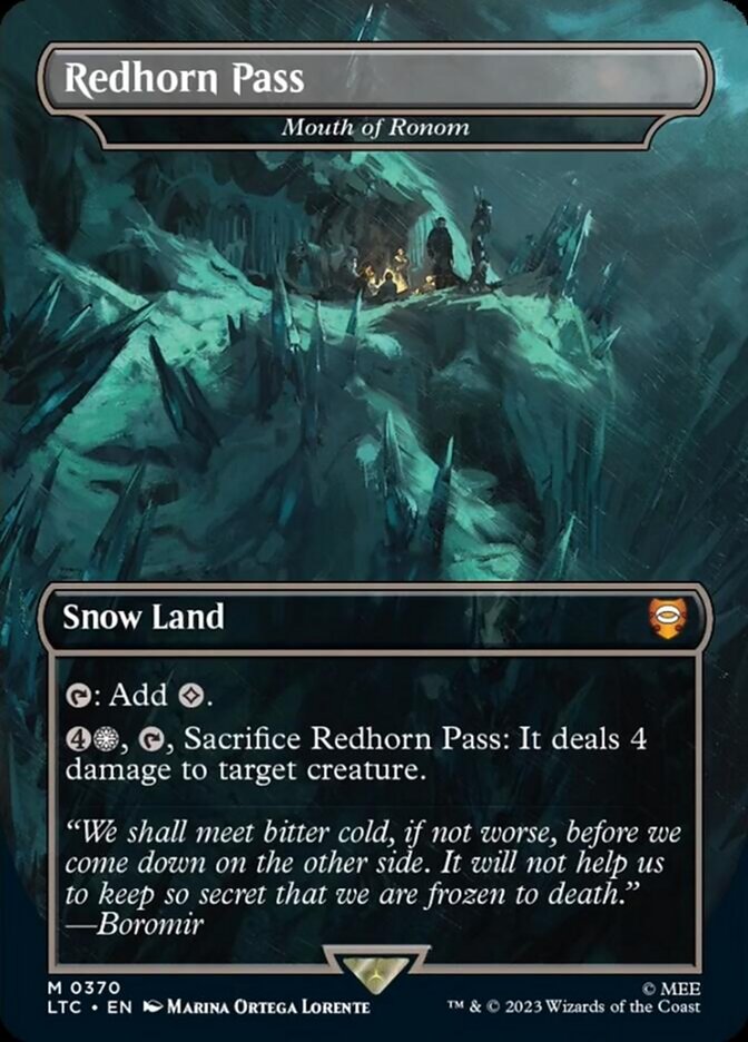 Mouth of Ronom - Redhorn Pass [The Lord of the Rings: Tales of Middle-Earth Commander] | Card Citadel