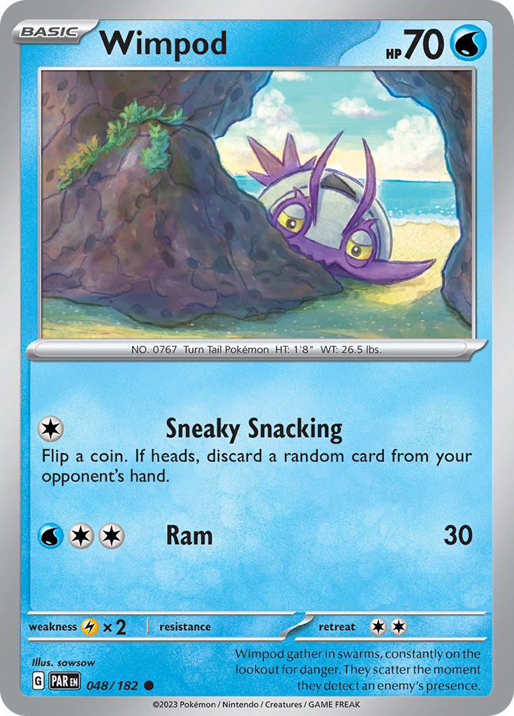 Wimpod (048/182) [Scarlet & Violet: Paradox Rift] | Card Citadel