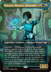 Zimone, Mystery Unraveler (Borderless) [Duskmourn: House of Horror Commander] | Card Citadel