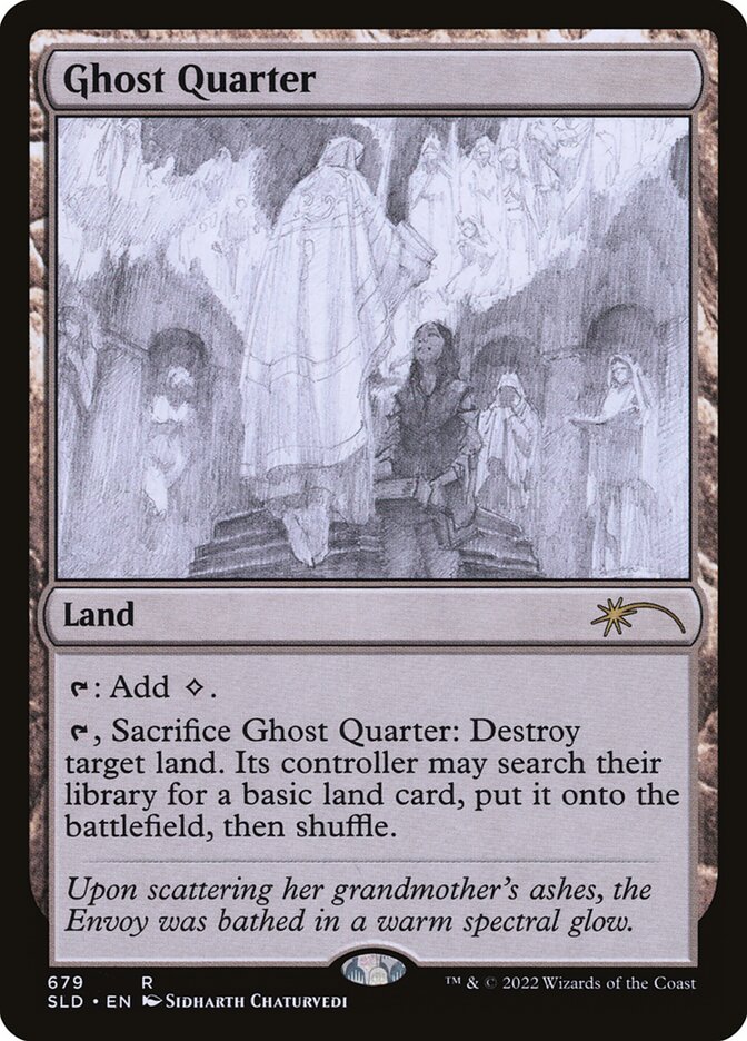 Ghost Quarter (Sketch) [Secret Lair Drop Promos] | Card Citadel