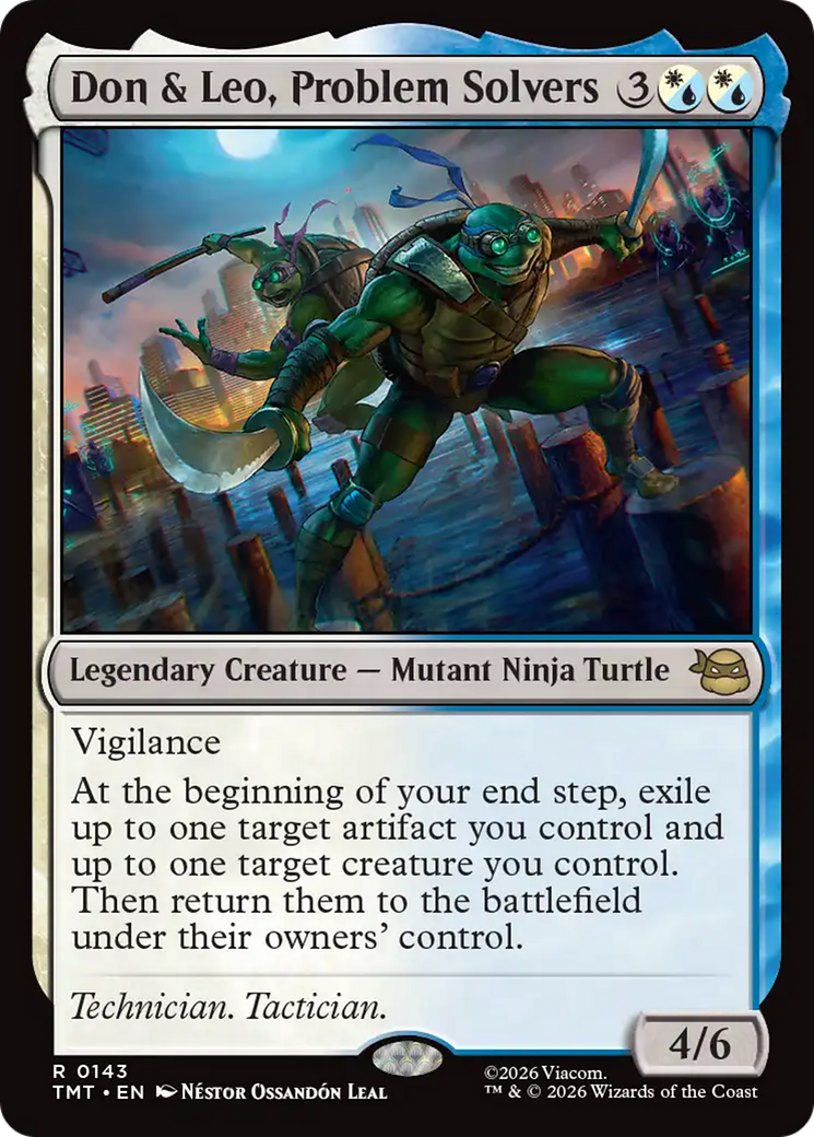 Don & Leo, Problem Solvers [Teenage Mutant Ninja Turtles] | Card Citadel