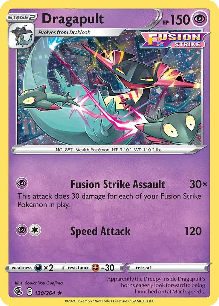 Dragapult (130/264) (Cosmos Holo) [Sword & Shield: Fusion Strike] | Card Citadel